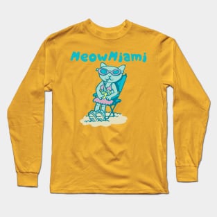 Meow Miami Long Sleeve T-Shirt